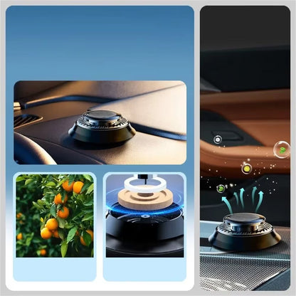Solar Powered Car Aromatherapy Solar Automatic Rotation Car Air Freshener Fragrance Car Ornaments Car Diffuser for Essential Oil